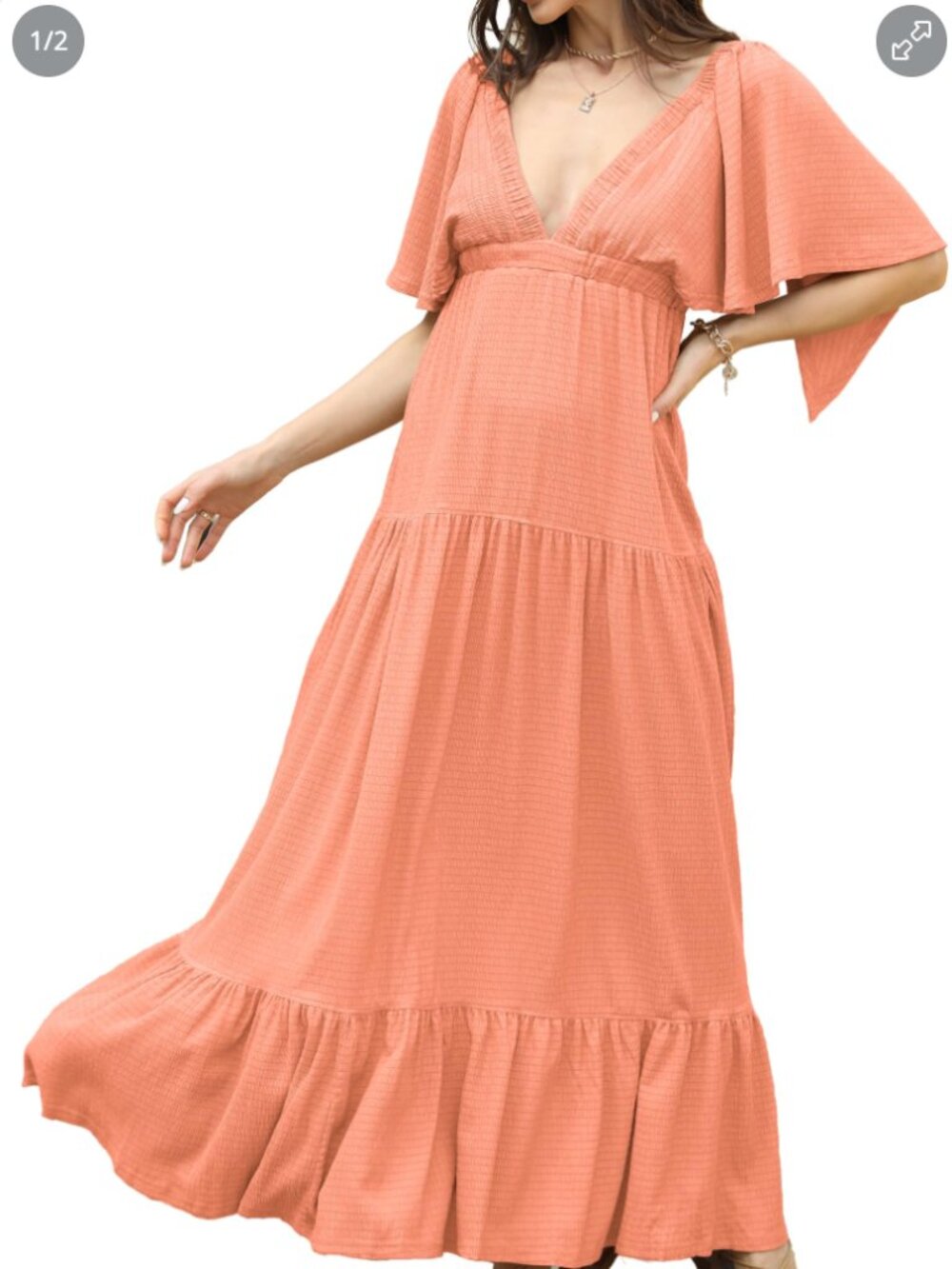 NWT Kikibell Long Blush, Size Large